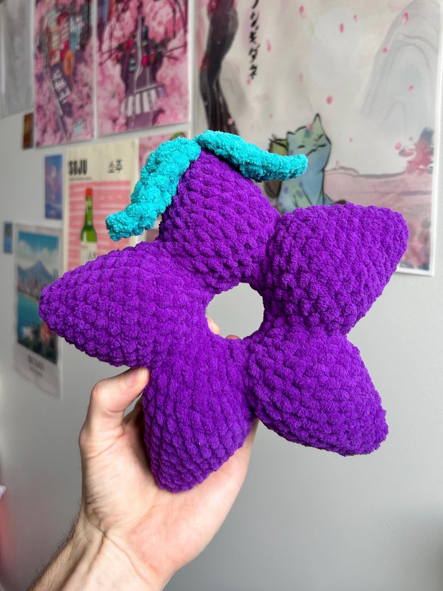 Stardew Valley Stardrop PDF Crochet Pattern – Easy Plushie Guide with Photos