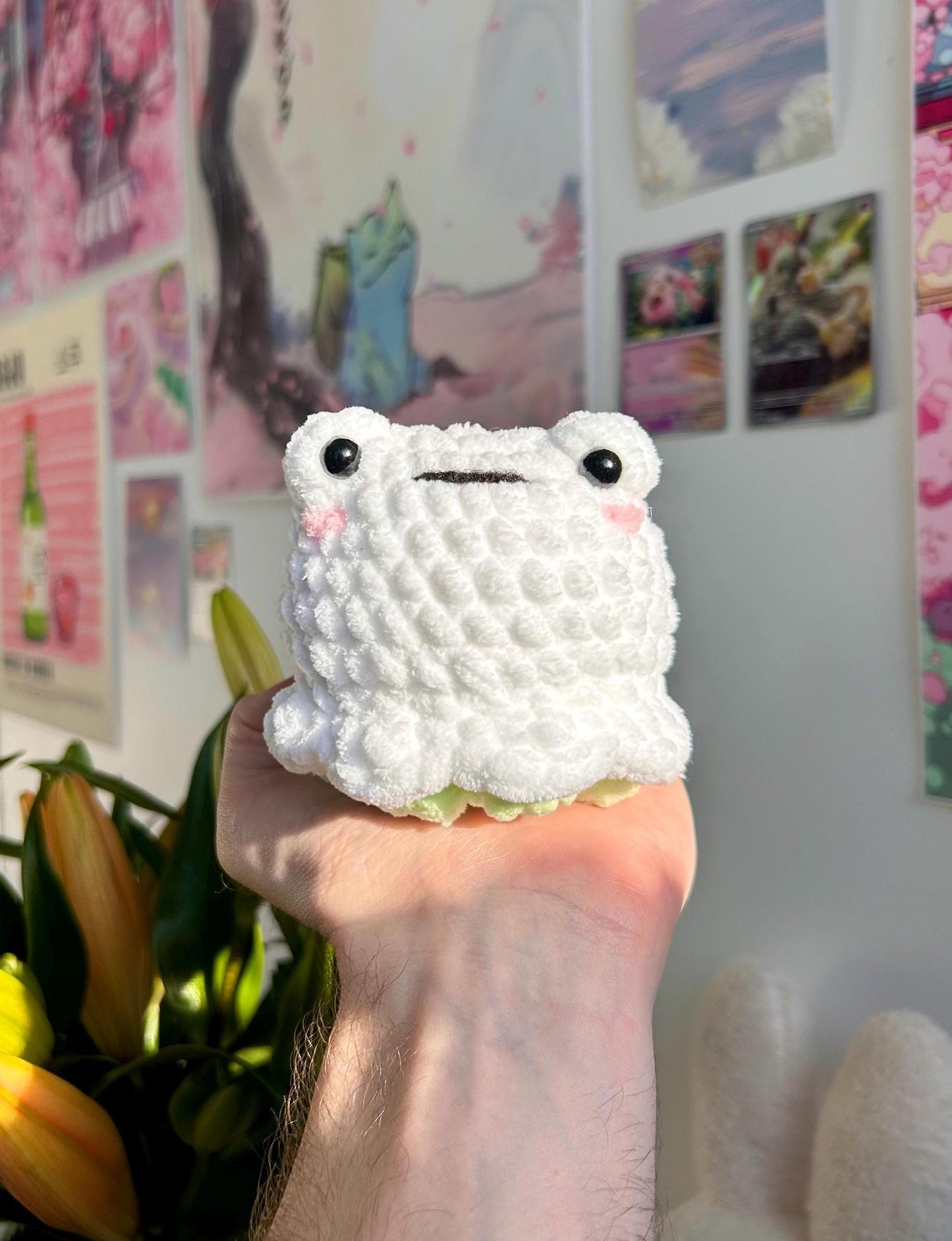 Ghost Frog Crochet Pattern PDF β Cute Halloween Amigurumi Plushie Pattern
