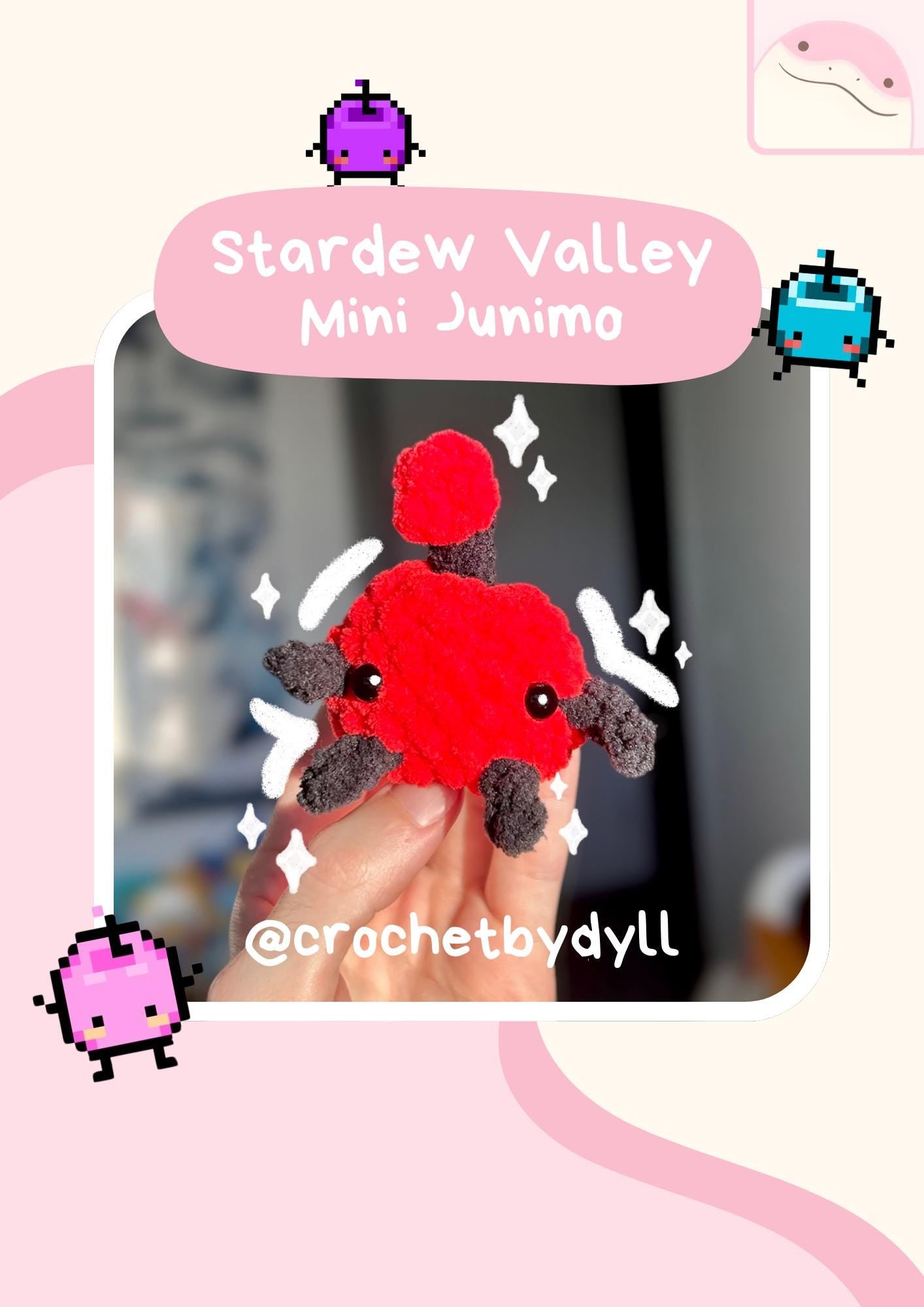 Stardew Valley Mini Junimo Crochet Pattern PDF – Easy DIY Plush with Photos