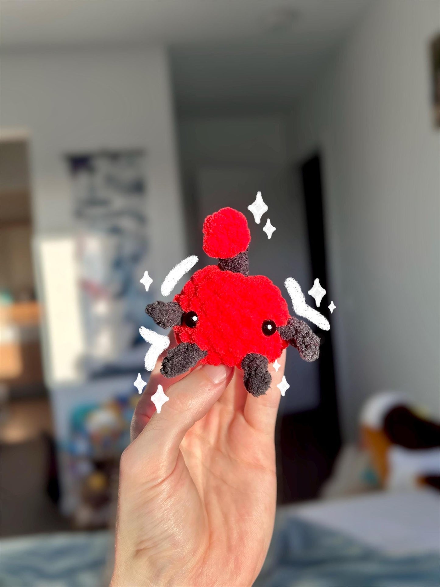 Stardew Valley Mini Junimo Crochet Pattern PDF – Easy DIY Plush with Photos