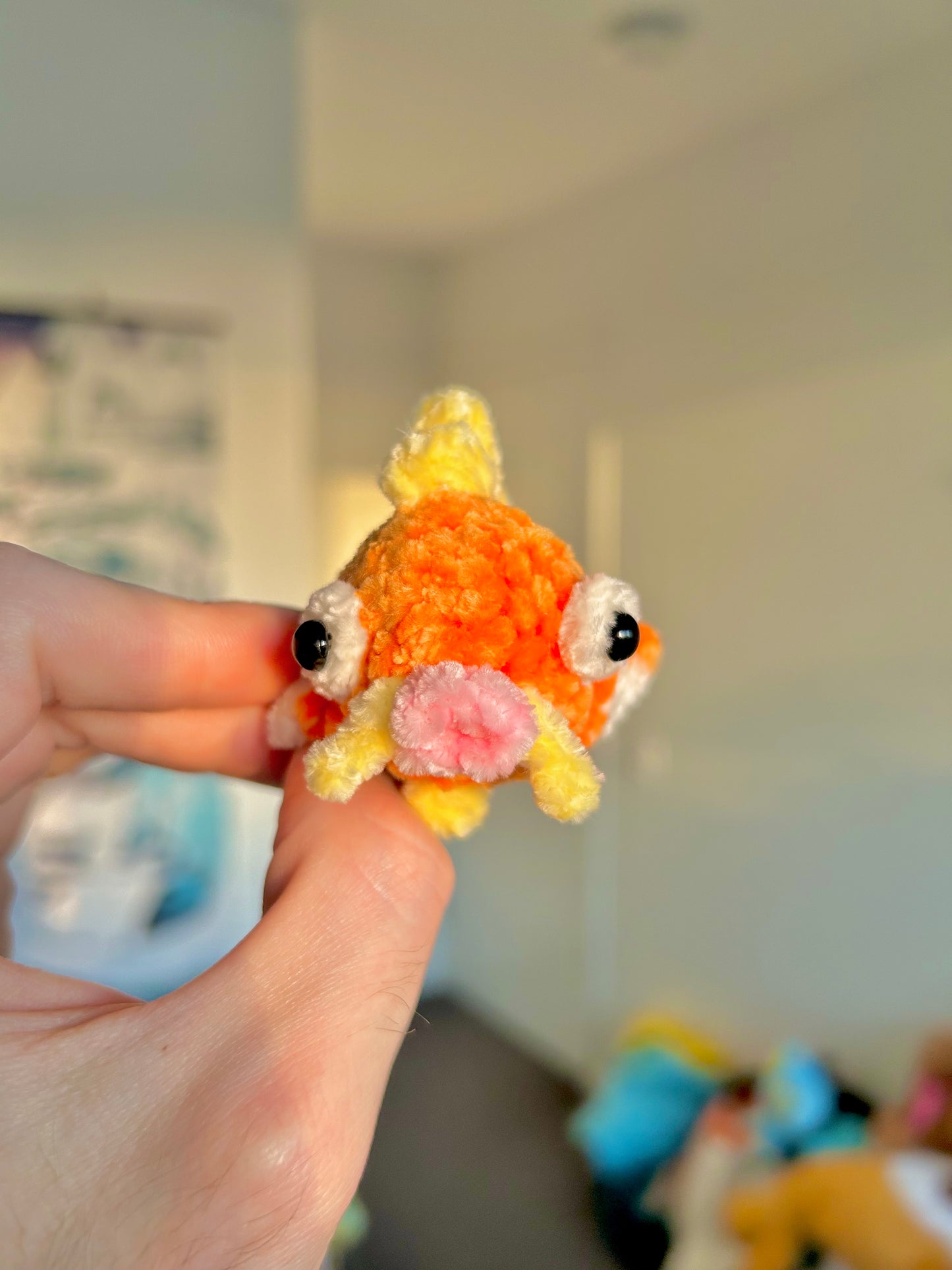 Mini Magikarp-Inspired Crochet Plush Pattern – PDF Amigurumi Download