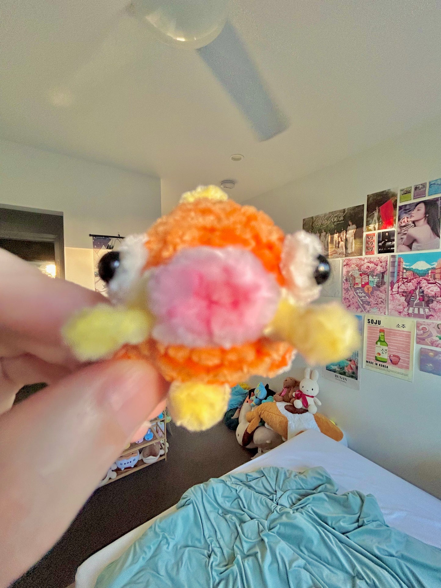Mini Magikarp-Inspired Crochet Plush Pattern – PDF Amigurumi Download