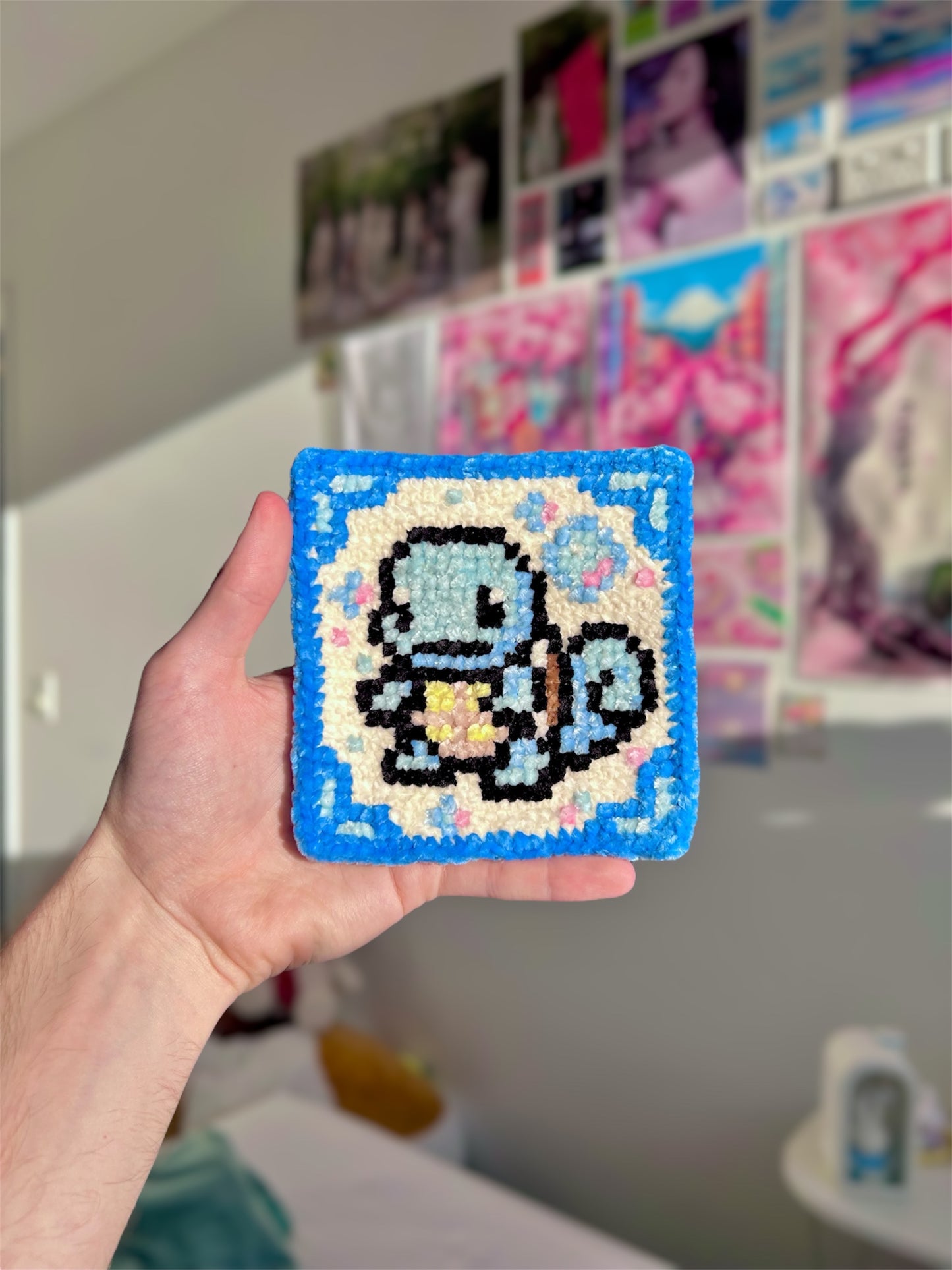 Gen 1 Starter Trio Crochet x Cross-Stitch Pattern Bundle – Bulbasaur, Charmander & Squirtle-Inspired