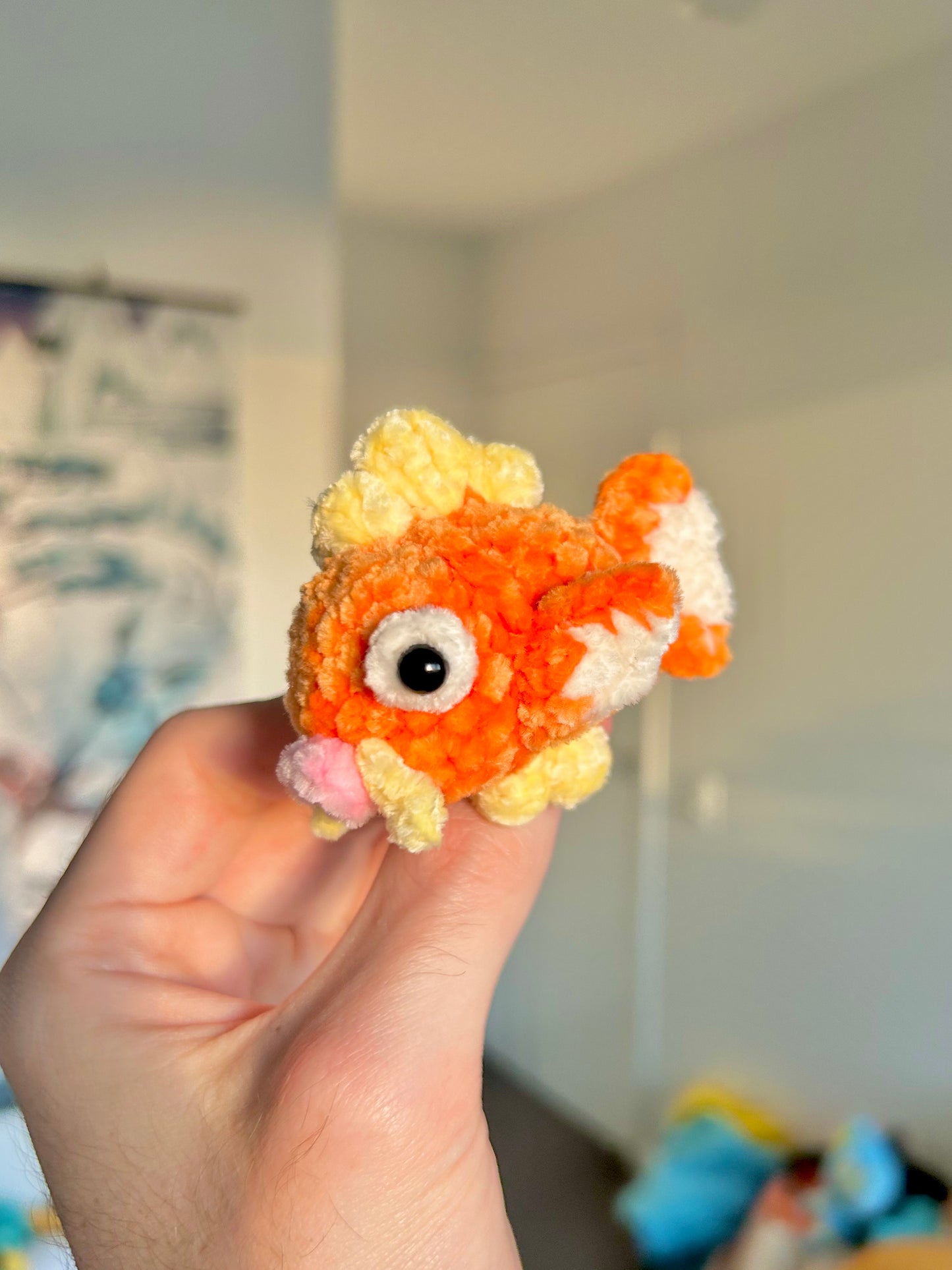 Mini Magikarp-Inspired Crochet Plush Pattern – PDF Amigurumi Download