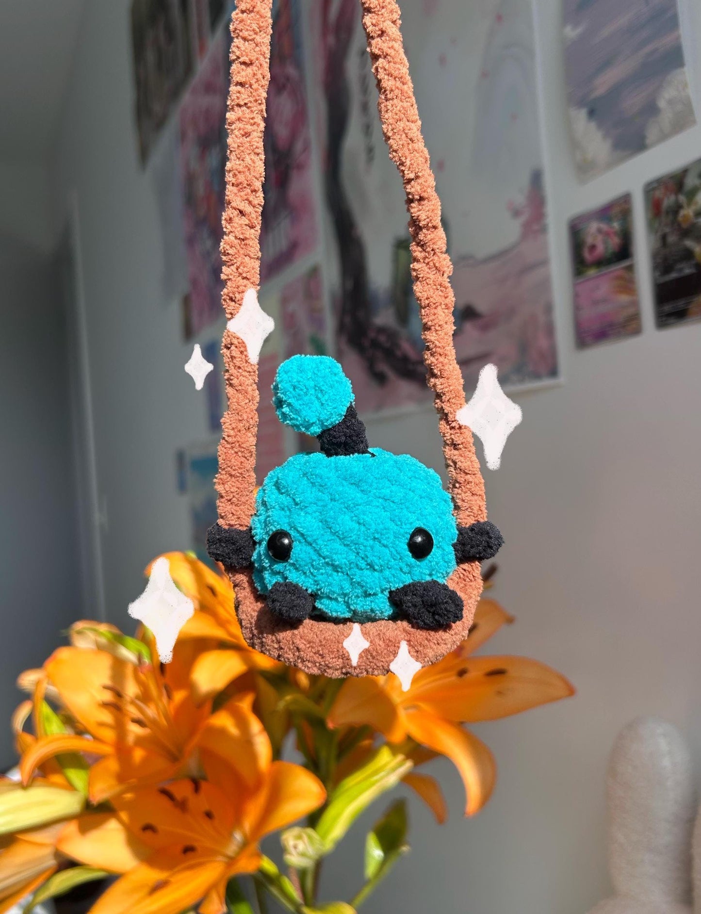 Stardew Valley Junimo Swing Crochet Pattern PDF – Cute Amigurumi