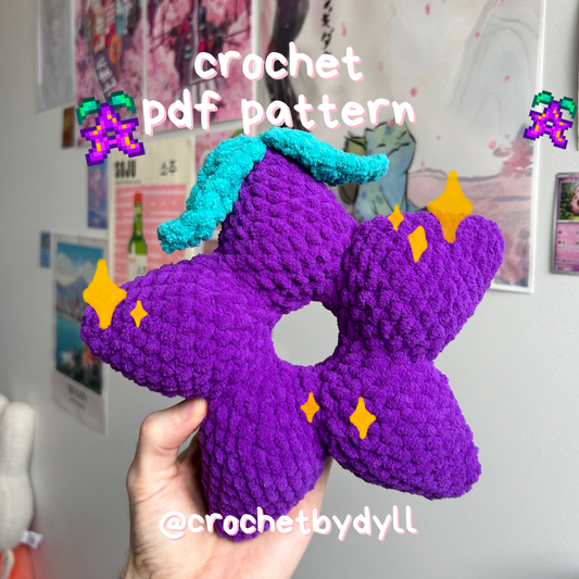 Stardew Valley Stardrop PDF Crochet Pattern – Easy Plushie Guide with Photos
