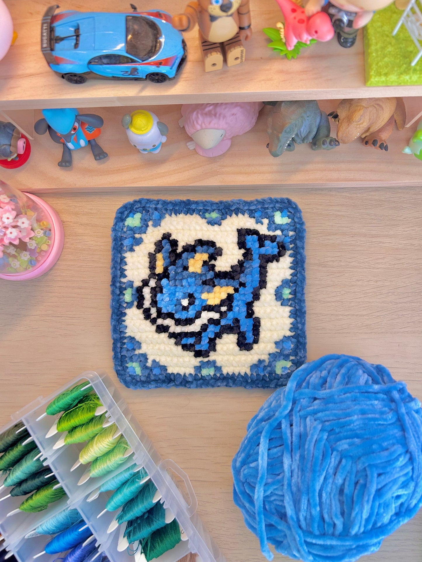Complete Eeveelution Tile Wall Hanging Pattern – Includes Joining + Border Instructions