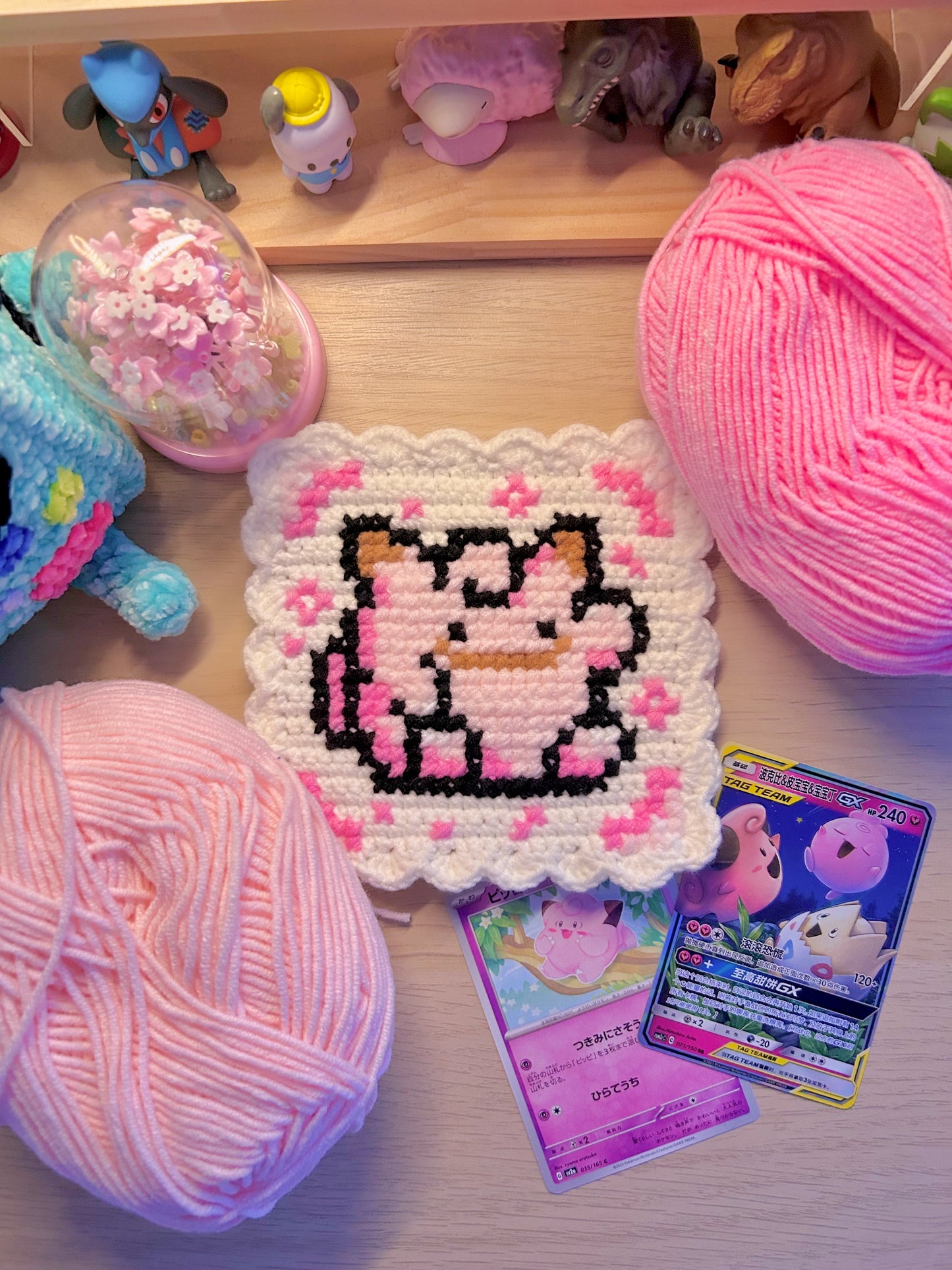 Fairy Ditto Crochet x Cross-Stitch Tile Pattern