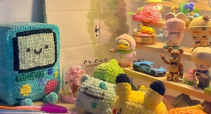 Adventure Console Friend Crochet x Cross Stitch Pattern - PixelStitch