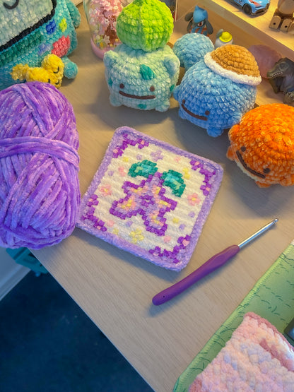 Stardew Stardrop Crochet x Cross Stitch Pattern - PixelStitch