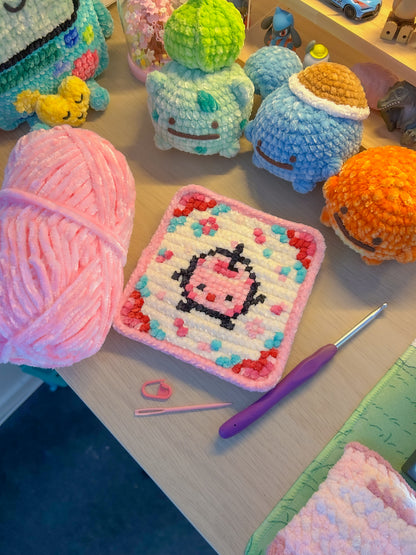 Stardew Junimo Crochet x Cross Stitch Pattern - PixelStitch