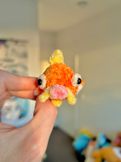 Mini Magikarp-Inspired Crochet Plush Pattern – PDF Amigurumi Download