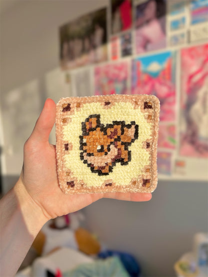 Complete Eeveelution Tile Wall Hanging Pattern – Includes Joining + Border Instructions