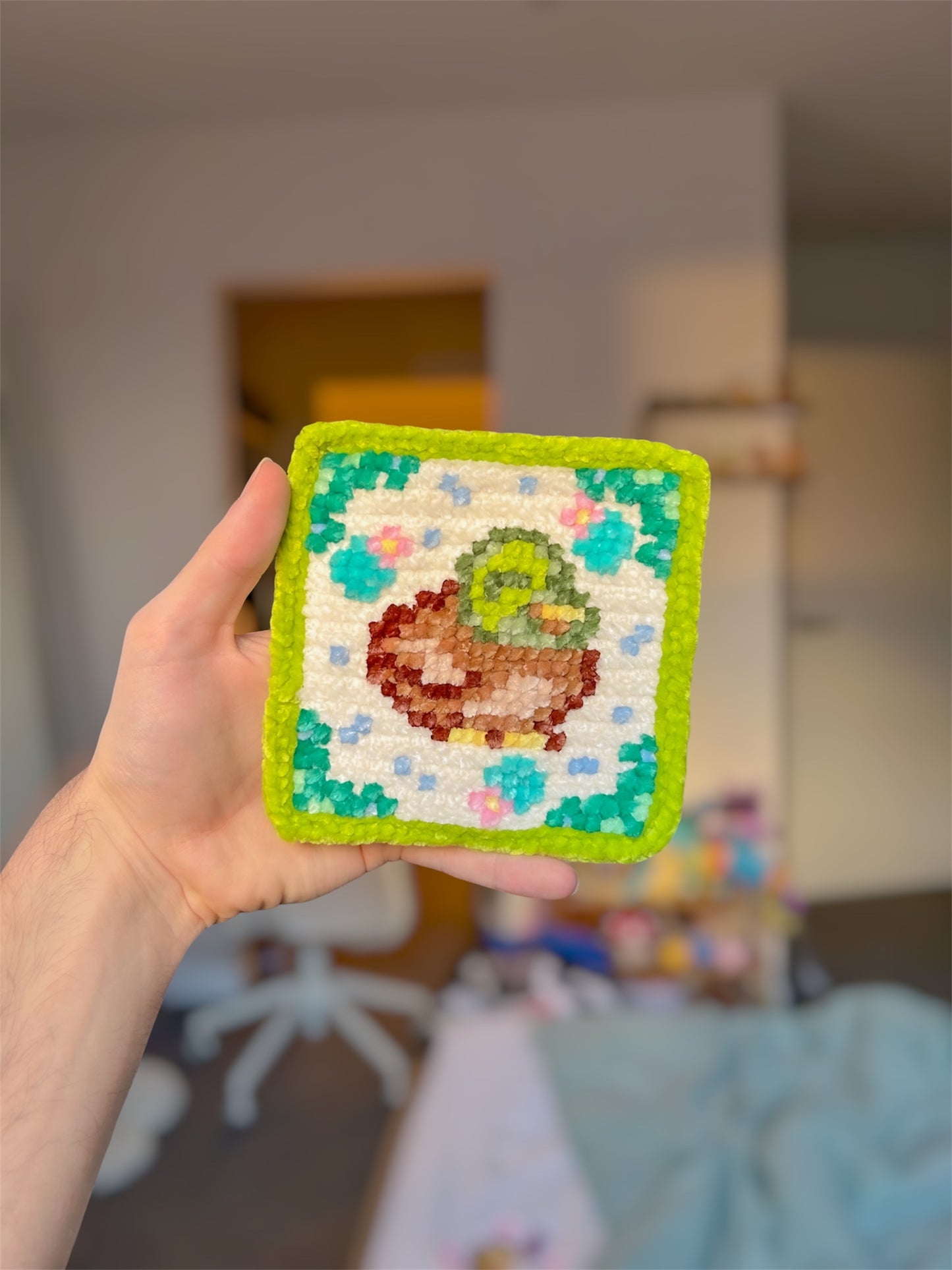 Stardew Duck Crochet x Cross Stitch Pattern - PixelStitch