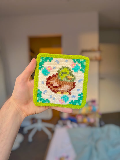 Stardew Duck Crochet x Cross Stitch Pattern - PixelStitch