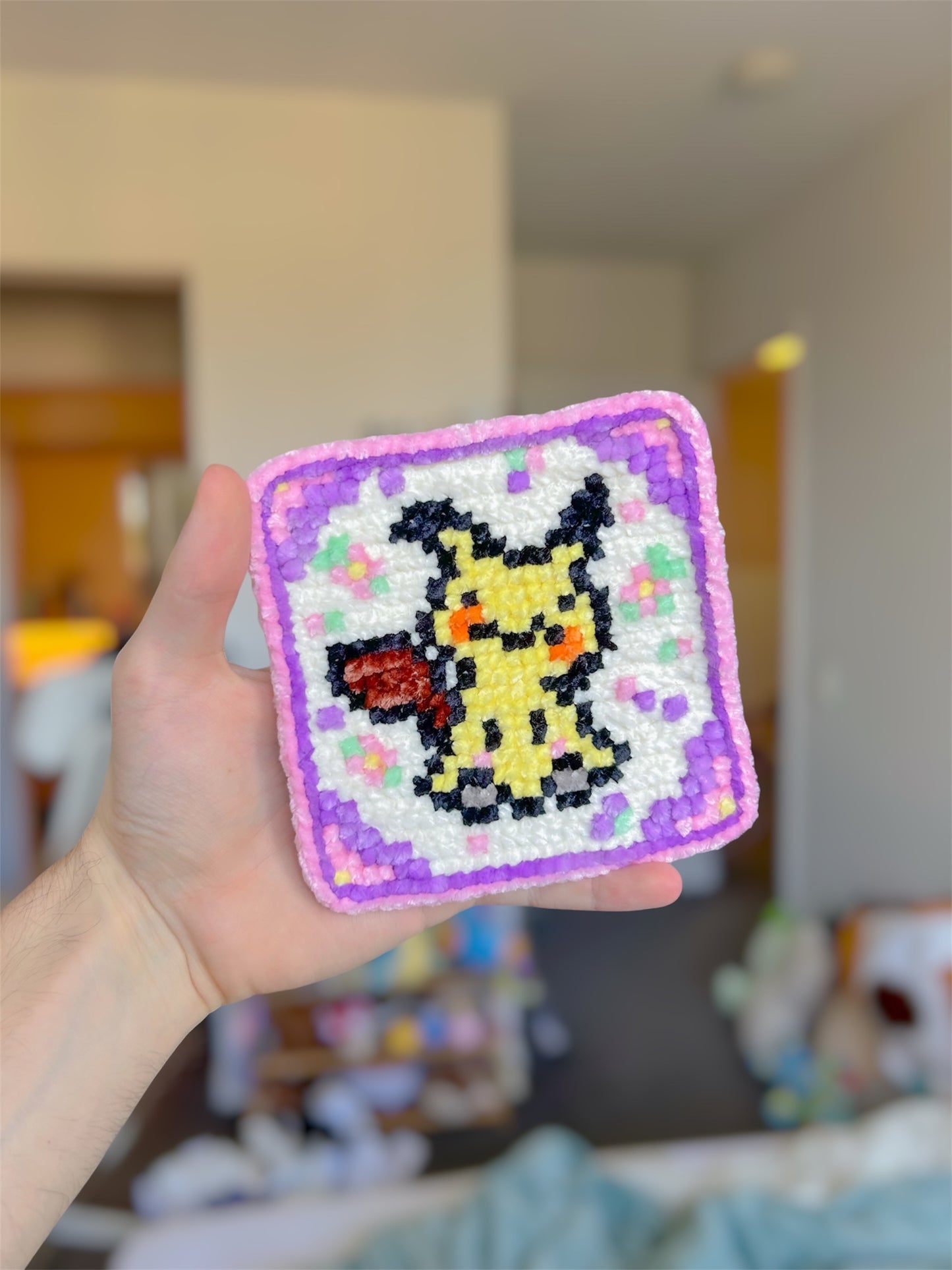 Mimi Pika Crochet x Cross Stitch Pattern - PixelStitch