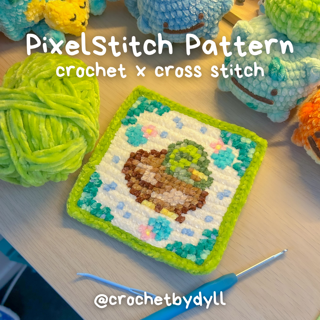 Stardew Duck Crochet x Cross Stitch Pattern - PixelStitch