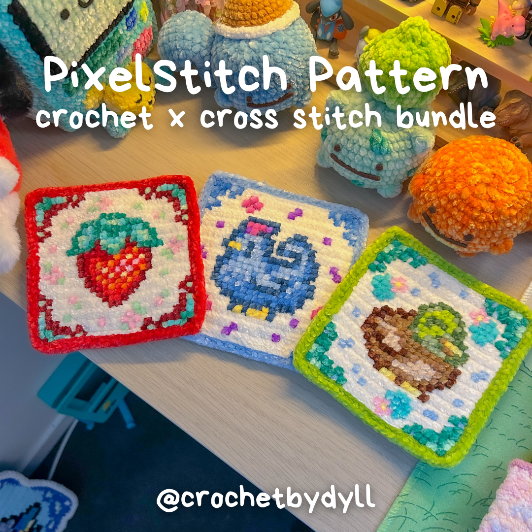 Stardew Bundle B Crochet x Cross Stitch Pattern Bundle - PixelStitch