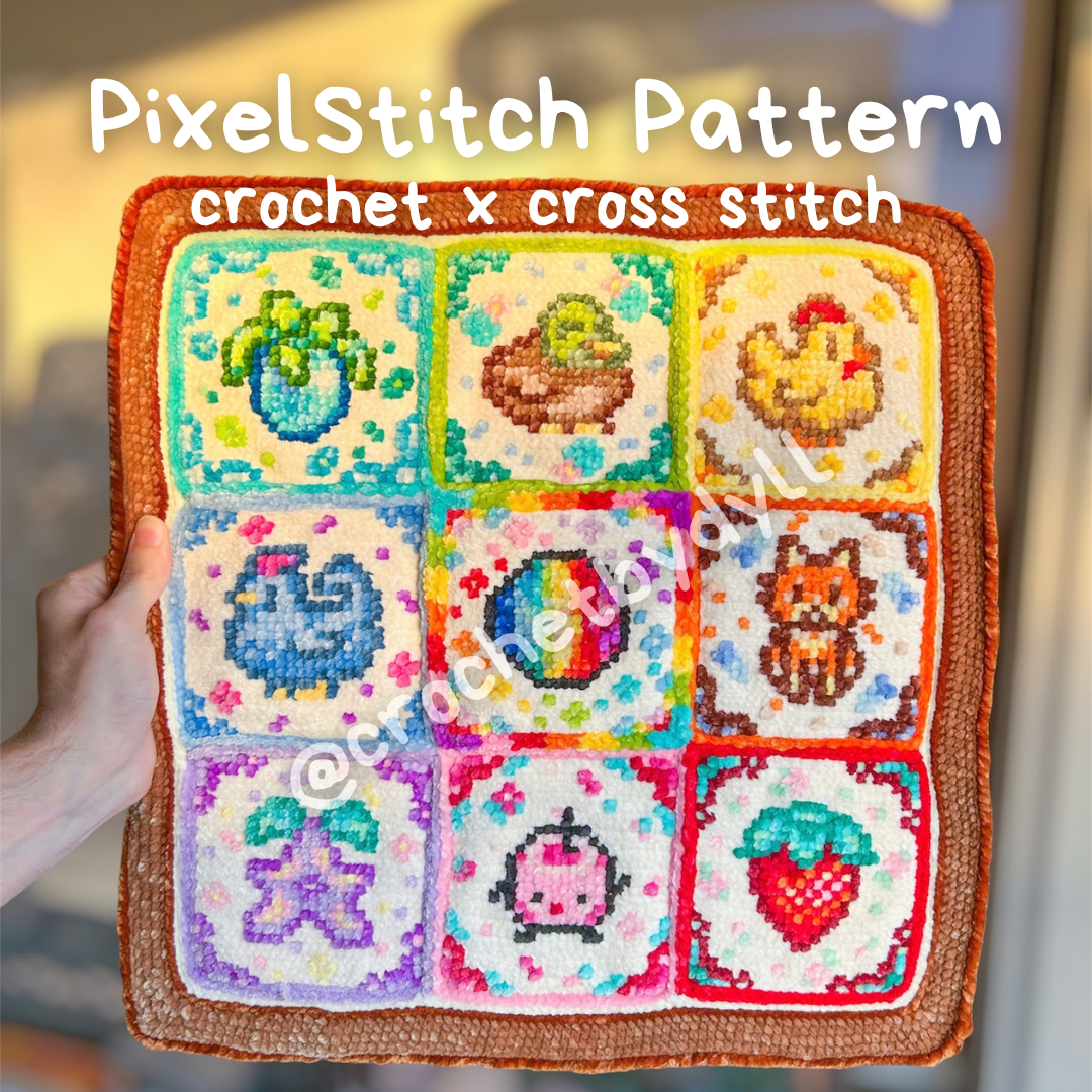 Stardew Crochet x Cross-Stitch Complete Pattern Bundle - PixelStitch