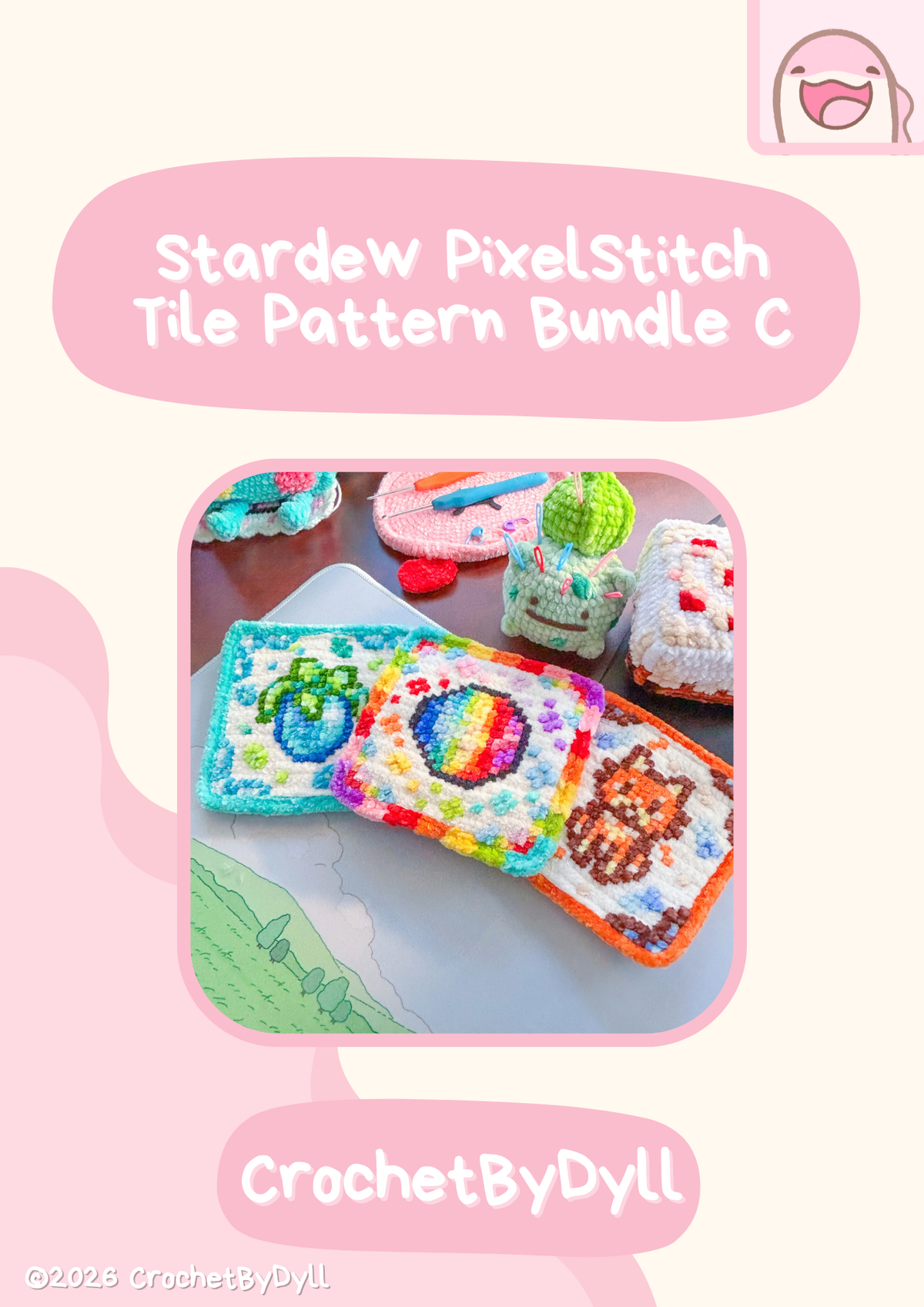 Stardew Bundle C Crochet x Cross Stitch Pattern Bundle - PixelStitch
